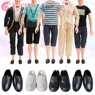 Quần áo búp bê 30cm mặc hàng ngày bộ đồ thường ngày quần áo nỉ bộ đồ tiệc cưới quần áo nam nam giày búp bê phụ kiện búp bê