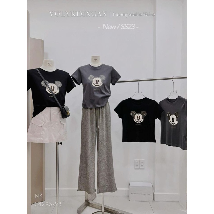 Áo ba.sic đầu mic.key louis.h