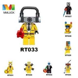 Mmluck skibidi Bộ Đồ Chơi Lắp Ráp Mô Hình toilet tv Người Đàn Ông titan Bằng Nhựa Có Thể Tháo Rời Cho Trẻ Em