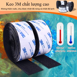  Cuộn Băng Dán 3M Tự Dính Chắc Chắn Cải Thiện Nhà Cửa Tiện Dụng Băng Gai Dính Velcro Dán Xé Treo Đồ Tiện Lợi 