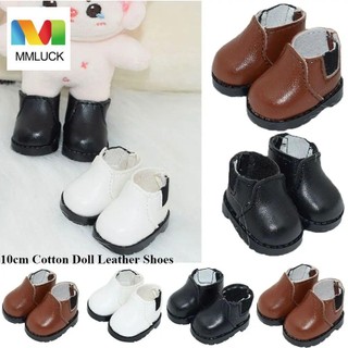 1 đôi giày da pu 10cm cho búp bê