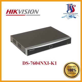 Đầu ghi hình camera IP 4 kênh HIKVISION DS-7604NXI-K1 (hỗ trợ cam 8MP) - Hàng chính hãng bảo hành 24 tháng