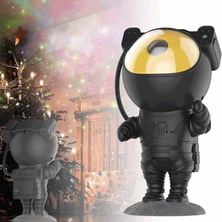 Black Star Projector Galaxy Night Light Astronaut Space Buddy Xmas w/Remote 2024 Night Lights