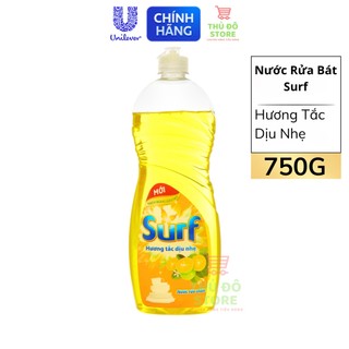 Nước rửa chén surf hương chanh sả - chai 750g