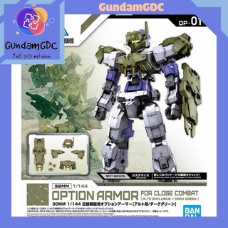 Mô hình phụ kiện lắp ráp 30mm 1/144 option armor for close combat bandai op-01