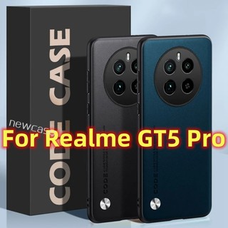 Ốp Điện Thoại Da Sang Trọng Chống Sốc / Dấu Vân Tay Cho Realme GT5 Pro 5G Real ME GT5Pro RelameGT5Pro