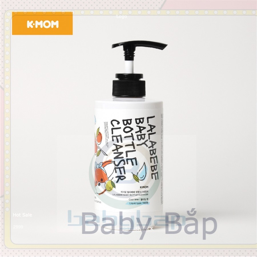 GEL RỬA BÌNH THUẦN CHAY LALABEBE LALAPOPO K-MOM HÀN QUỐC