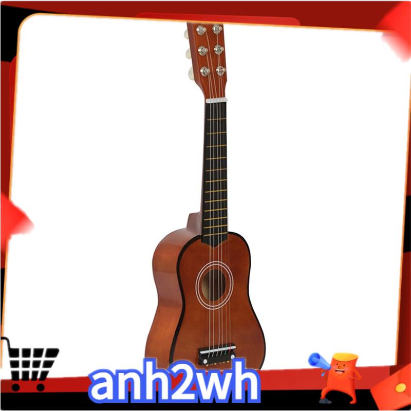Đồ Chơi Đàn Ghita 6 Dây Mini 21 Inch Bằng Gỗ Cho Bé