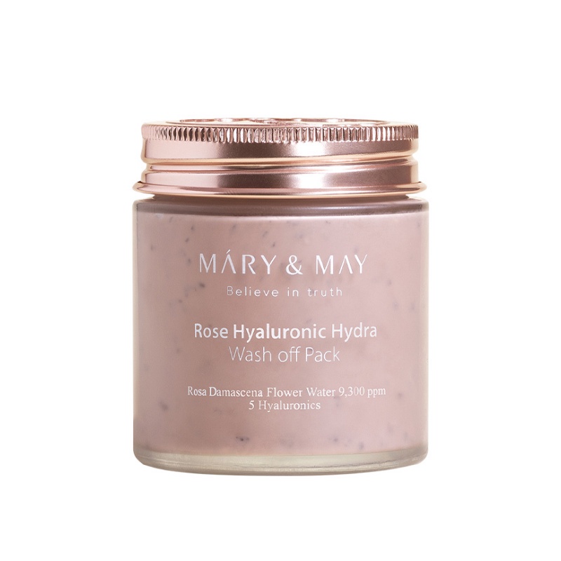 MARY&MAY Rose Hyaluronic Hydra Wash Off Pack 125g