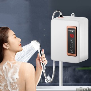 Máy làm nóng nước trực tiếp có hoa sen 🌴Chống giật🌴GINETARR D5580D1 5500W làm nóng siêu nhanh, tiết kiệm điện và nước.