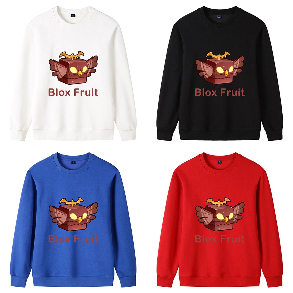 Dingyuan Falcon Fruit Blox Fruit Trẻ Em Quần Áo Trẻ Em Mùa Xuân Phiên Bản Hàn Quốc Bé Trai Áo Dài Tay Bé Gái Đế Áo Hoạt Hình Áo Khoác Áo