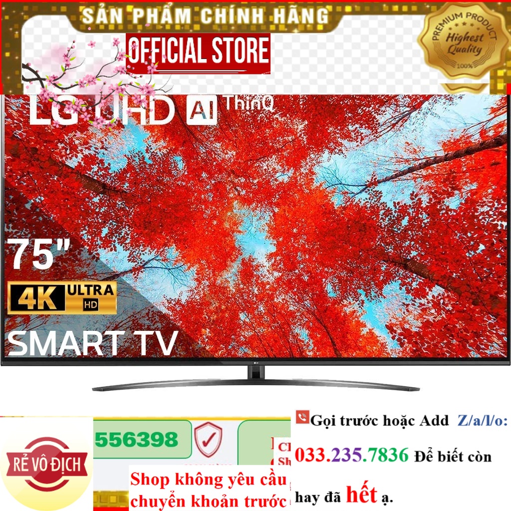 {Mới} Tivi LG 4K 75 inch 75UQ9100PSD