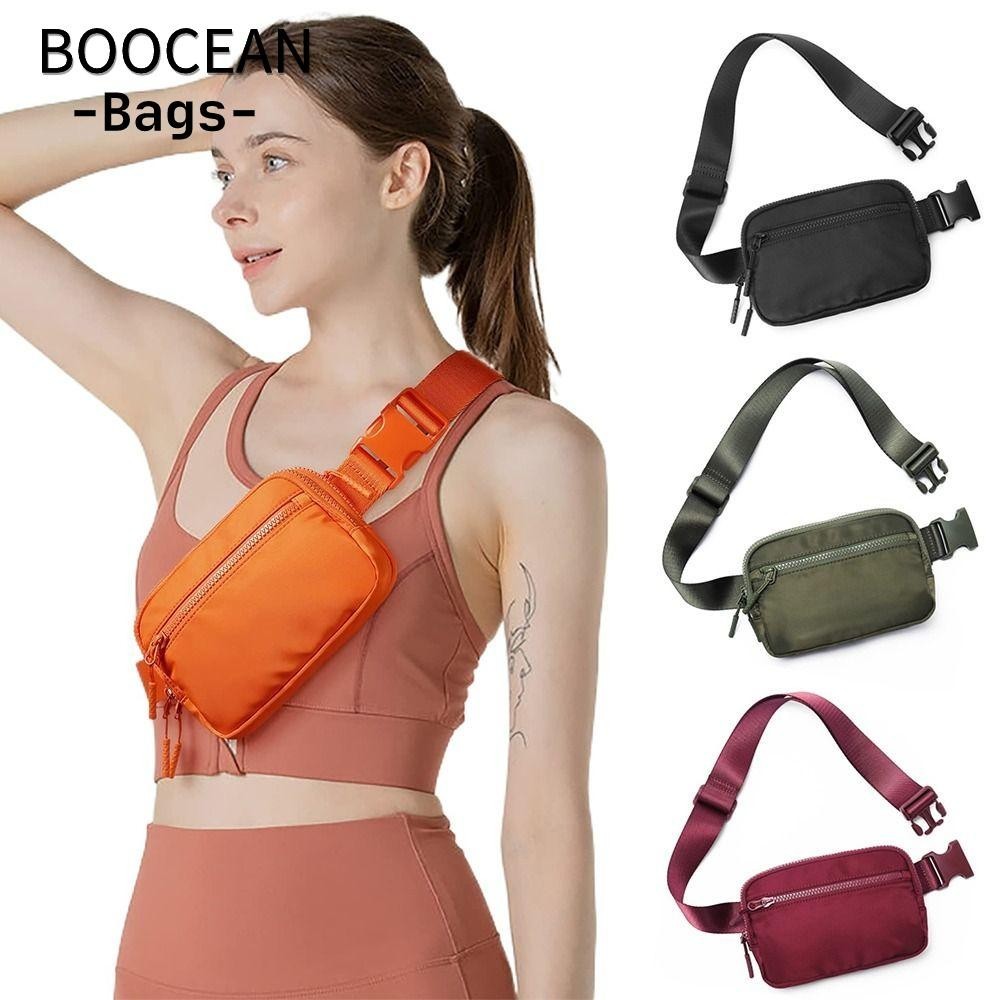 BOOCEAN Đeo Hông / Thắt Lưng Mini Trọng Lượng Nhẹ Với 4 Túi Có Khóa Kéo Tùy Chỉnh Thời Trang Cho Nữ