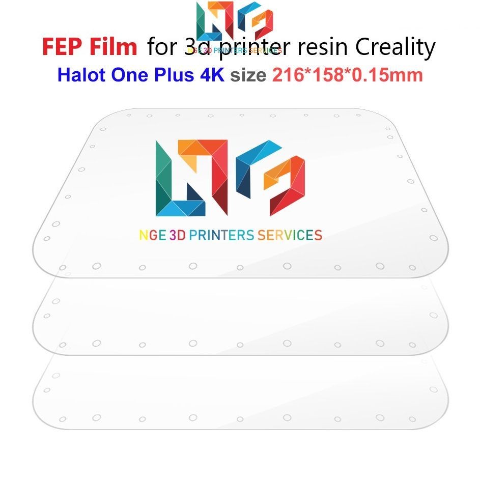 Tấm FEP Film cho máy in 3d Creality resin Halot-One Plus khổ 216*158*0.15mm