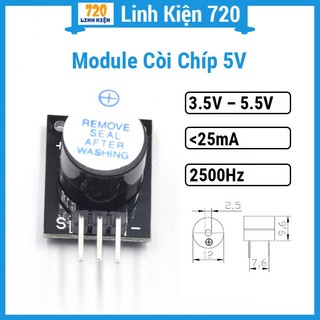 Module mạch còi chíp 5V còi báo động, còi cảnh báo