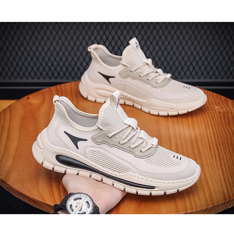 Sneakers, Giày Thể Thao, Giày Nam Cổ Chun G07