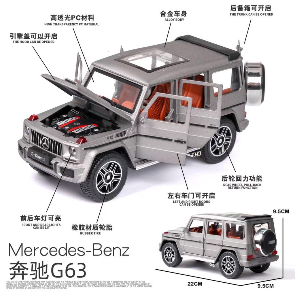 Mô Hình Xe Hơi mercedes-benz Tỉ Lệ 1: 24 Bằng Hợp Kim