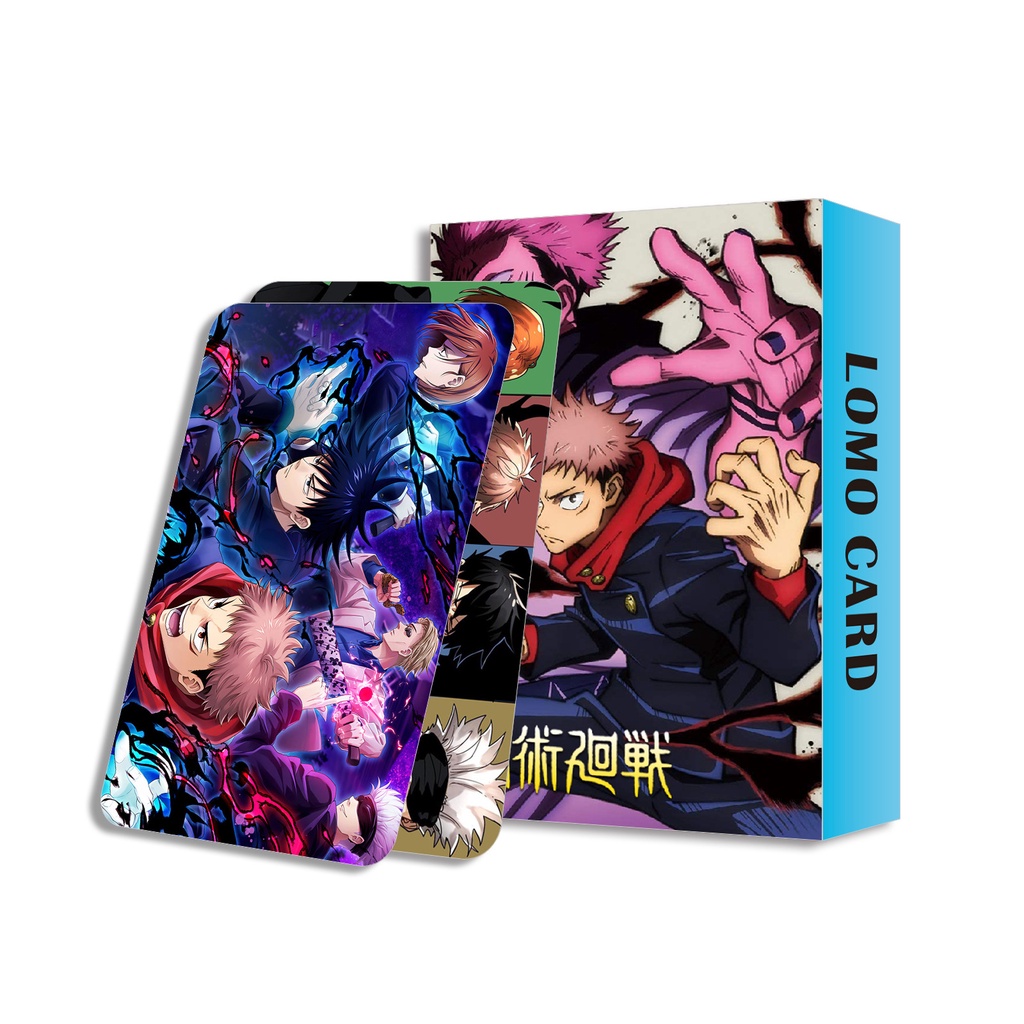 Jujutsu Kaisen Lomo Card Double Sided Photocard Sticker 96pcs/box