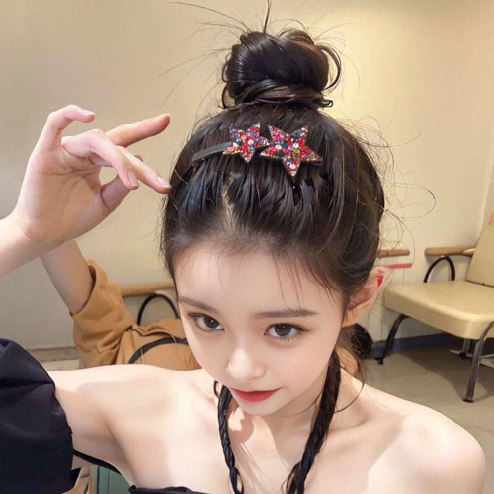 Lược Cài Tóc 26 Họa Tiết Ngôi Sao Đính Đá Lấp Lánh Phong Cách vintage