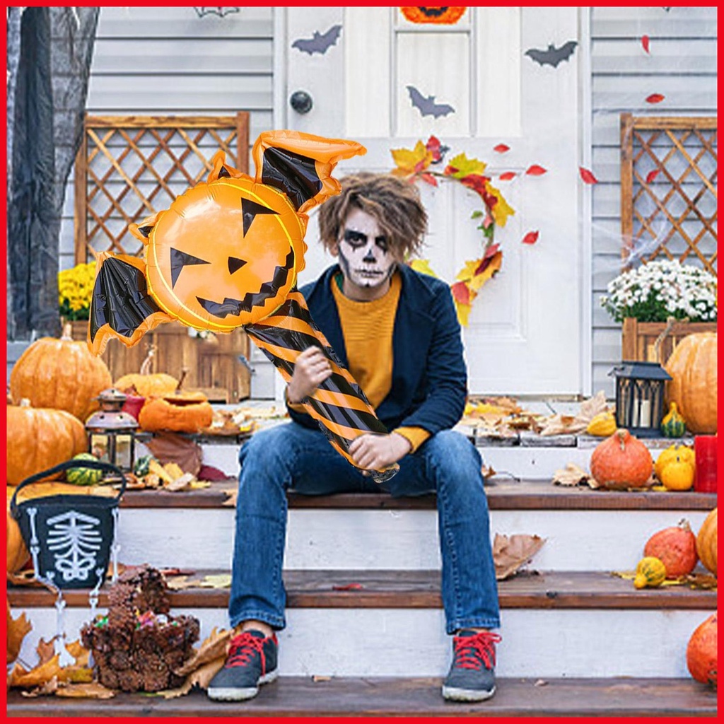 Set 10 Bong Bóng Bơm Hơi Hình Cây Gậy Hai Mặt Dễ Thương