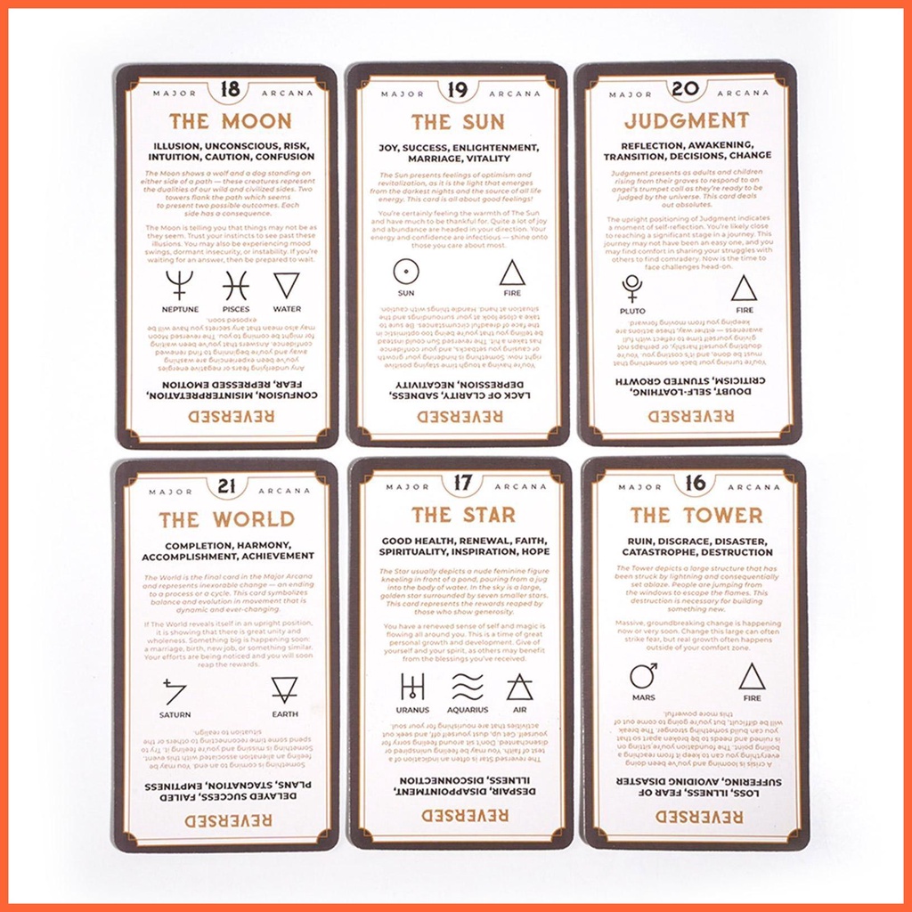 Bộ Thẻ Bài tarot Chơi game oracle Vui Nhộn