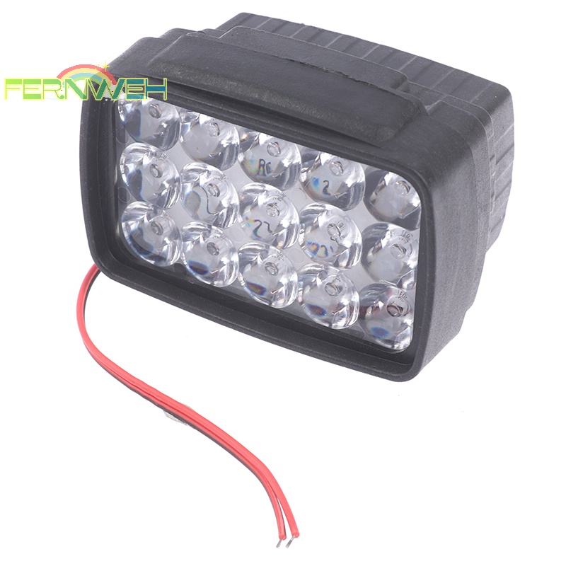 Đèn Pha led 15 Bóng 1000lm Chuyên Dụng Cho Xe Mô Tô atv