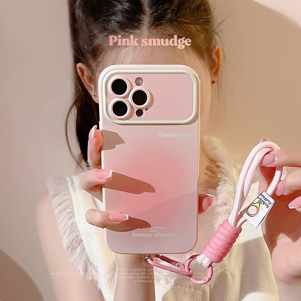 Ốp Điện Thoại tpu Silicon Chống Rơi Màu Hồng Cho iphone 11 12 13 14 15 pro max x xr xs max 7 8 plus se2020