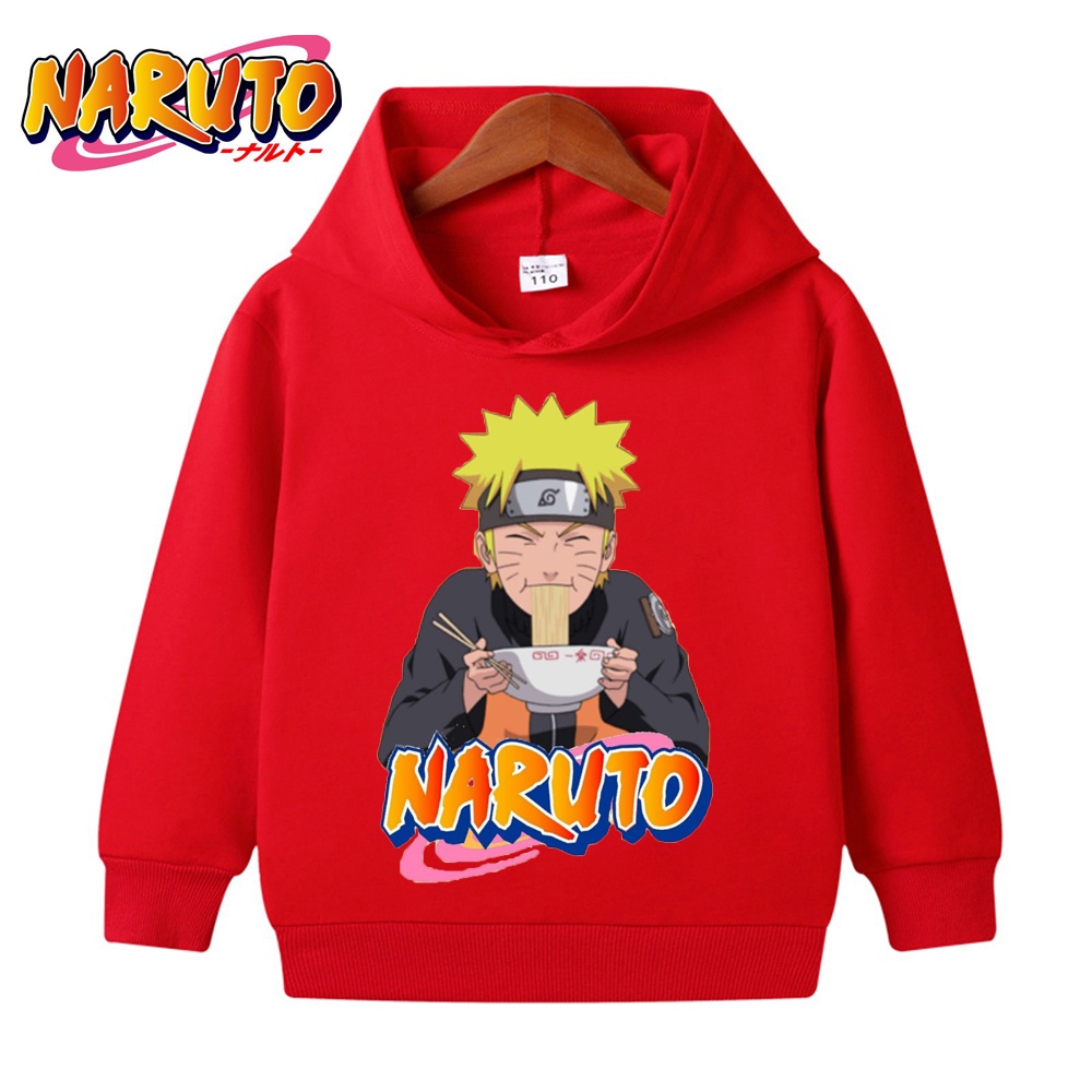 Áo hoodie In Hình naruto Thời Trang Mùa Thu 2023 Dành Cho Bé Trai 4t-14 Tuổi