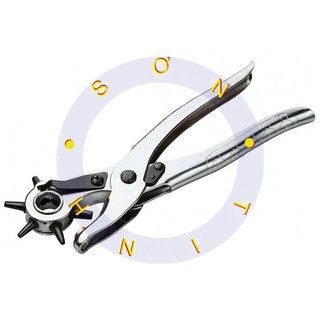 Kìm bấm lỗ dây nịt 9 in tolsen 10101
