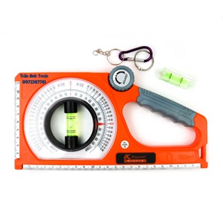 Thươc đo góc nghiêng Kapusi dùng trong xây dựng và công trình, thước đo góc độ đa năng kết hợp livo từ