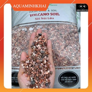 SỎI NÚI LỬA SIÊU ĐẸP - TRẢI NỀN TRANG TRÍ BỂ CÁ HỒ THỦY SINH, TRANG TRÍ TERRARIUM 1KG