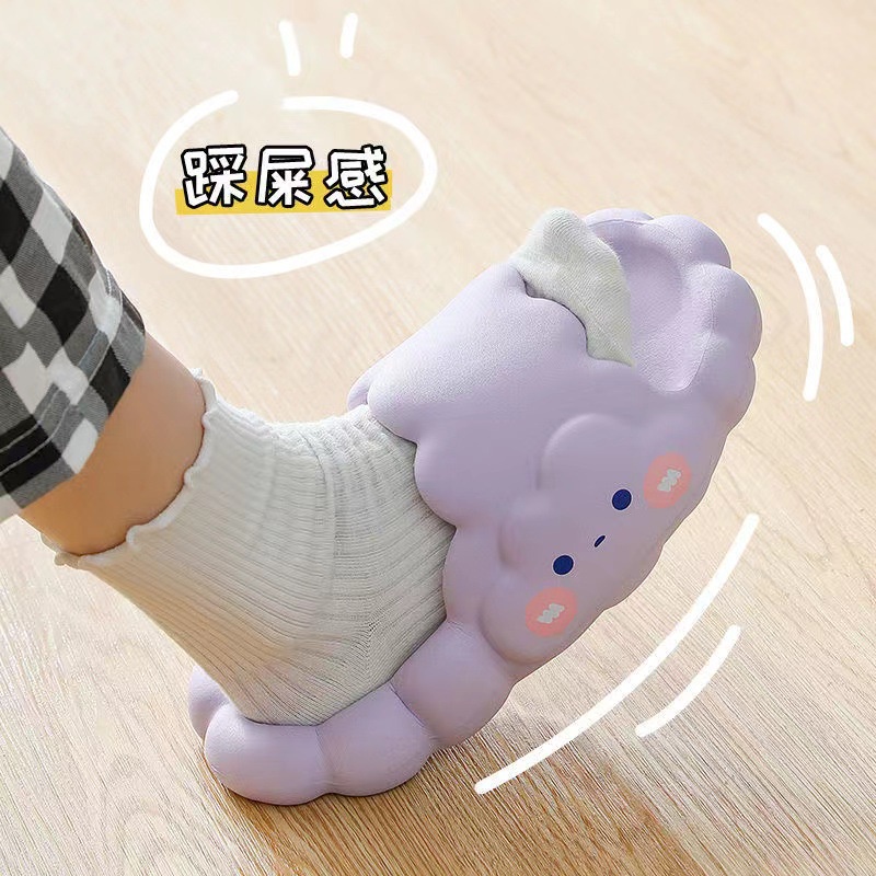 Dép Đi Trong Nhà Đế Mềm Hình Đám Mây Dễ Thương Cho Cặp Đôi