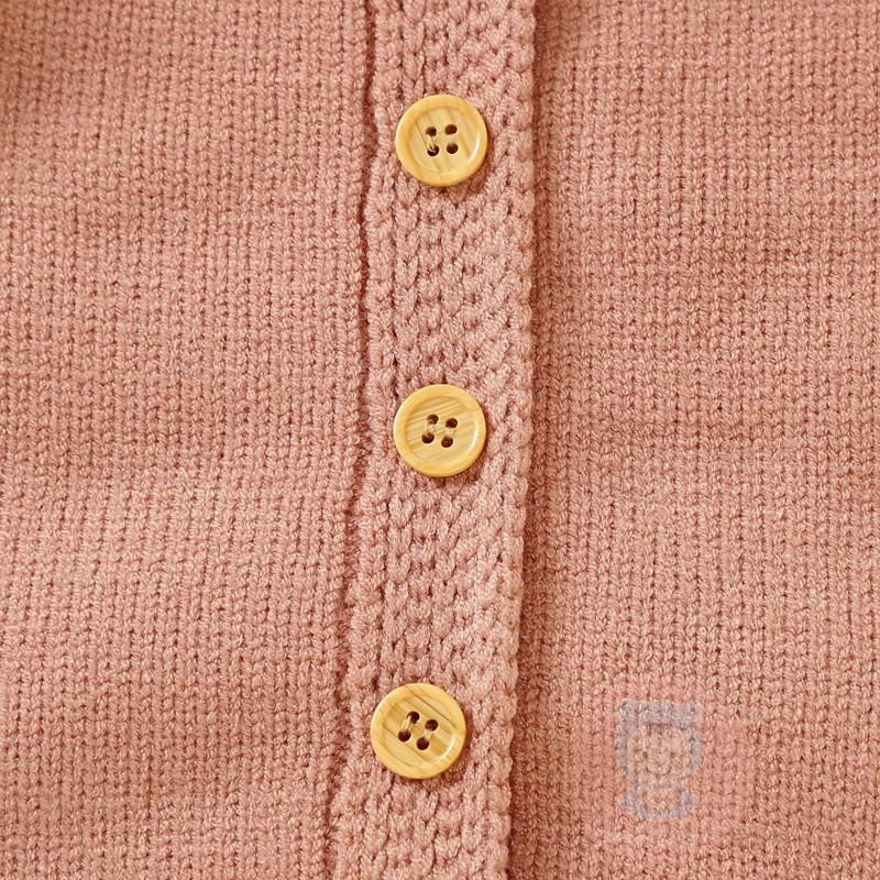 Bộ Áo Liền Quần Dệt Kim Tay Dài Nhún Bèo Màu Sắc Xinh Xắn Cho Bé Gái laa6