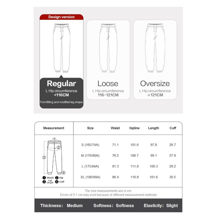 Quần jogger nam GIORDANO 01113097 lưng thun có túi đơn giản thời trang