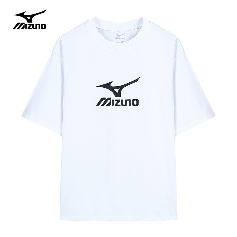 Mizuno Áo Thun Tay Ngắn Chất Liệu cotton Cao Cấp Thời Trang Cho Cặp Đôi