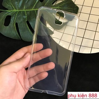 Ốp lưng HTC One E9 Dual silicone trong suốt