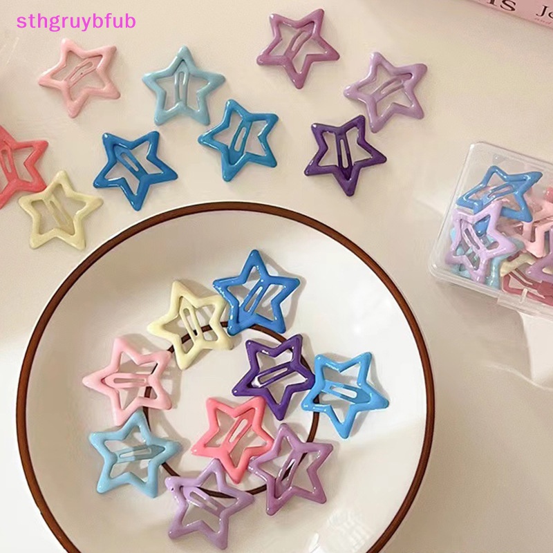Sthb Set 5 Kẹp Tóc Ngôi Sao mini Bằng Kim Loại Nhiều Màu Sắc Ngọt Ngào Cho Bé vn