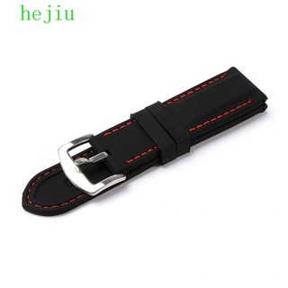 Dây Đồng Hồ Đeo Tay Thời Trang Bằng Cao Su silicone Chống Nước Dành Cho Nam 20mm 22mm 24mm accs