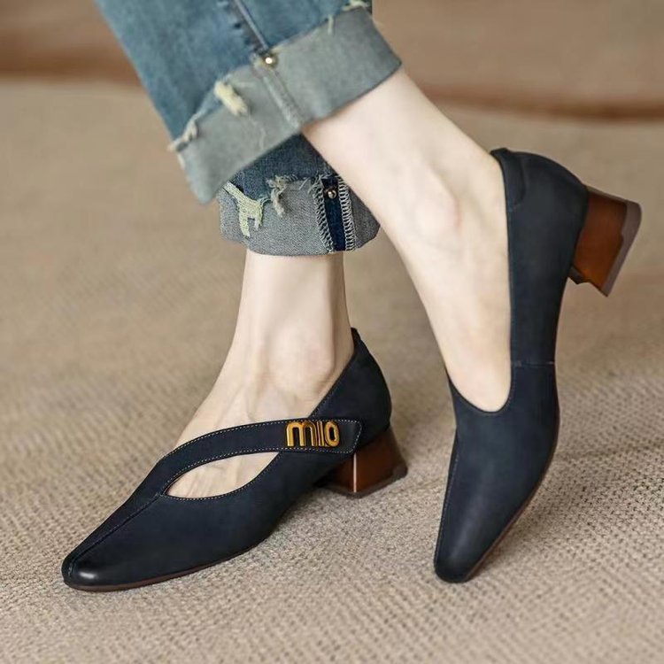 Giày Cao Gót Mũi Nhọn Thời Trang Dành Cho Nữ / size 35-40