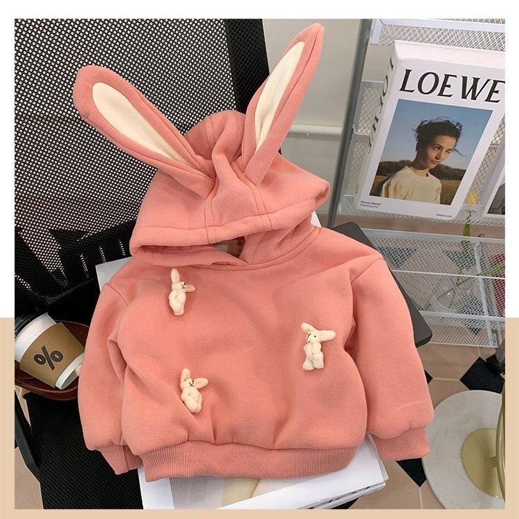 Áo Hoodie Tay Dài Phong Cách Thu Đông Mới 2023 Cho Bé Gái