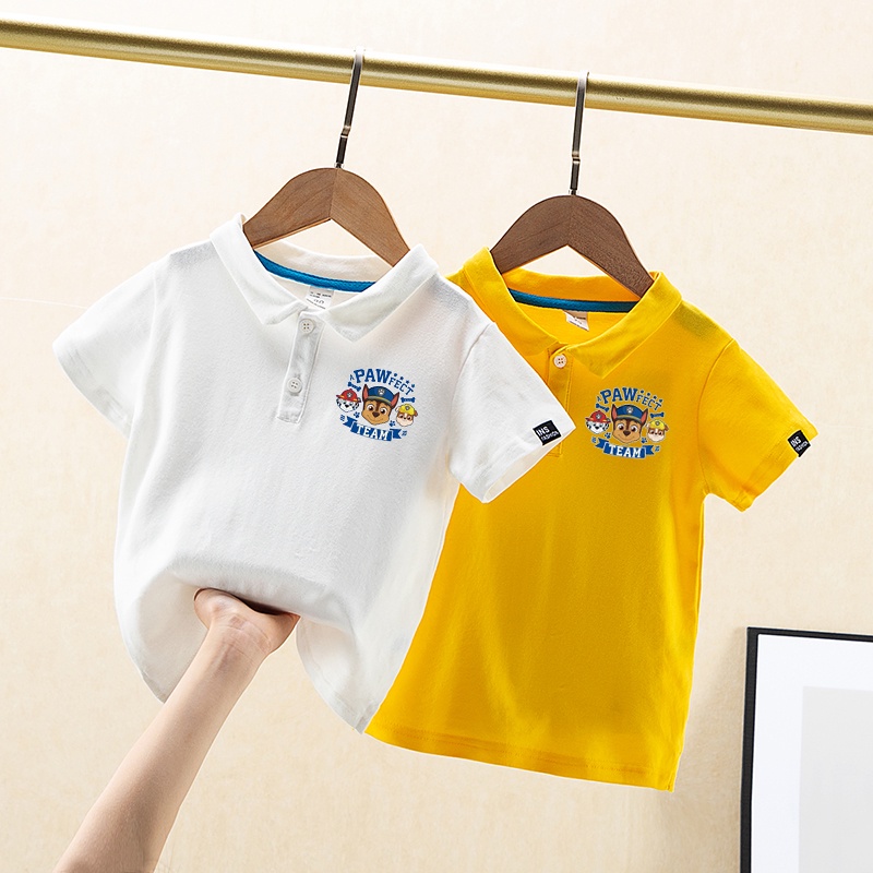 Áo Thun polo Tay Ngắn In Hình paw patrol 6 Màu Mã la006