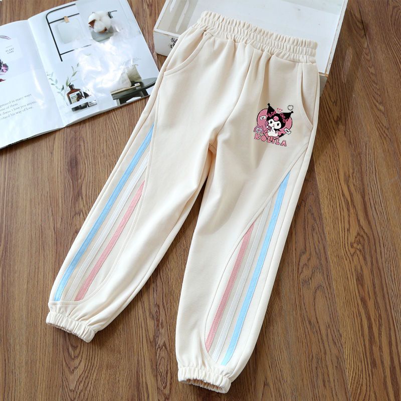 Quần Dài Thể Thao Phong Cách kuromi Thời Trang Xuân Thu Mới Dành Cho Bé Gái