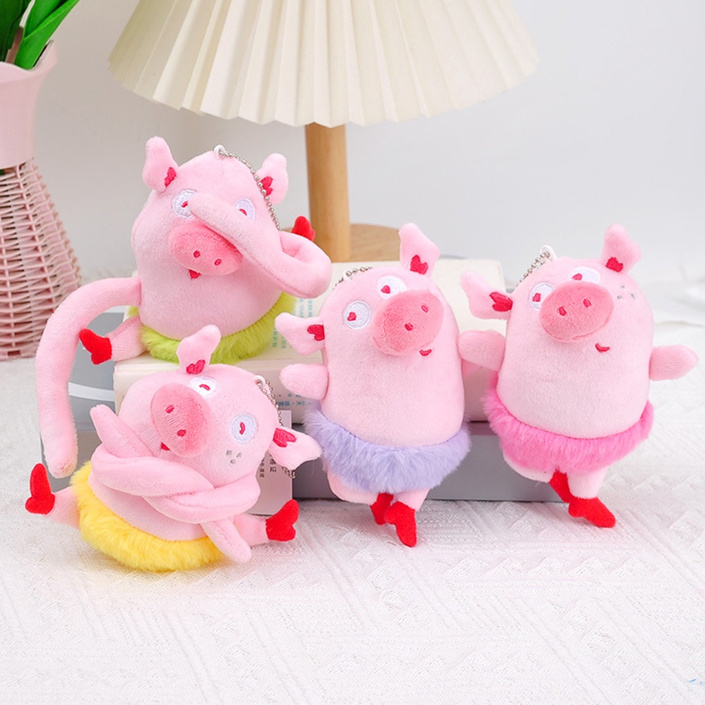 Móc Khóa Hình Heo Con Xinh Xắn Sáng Tạo