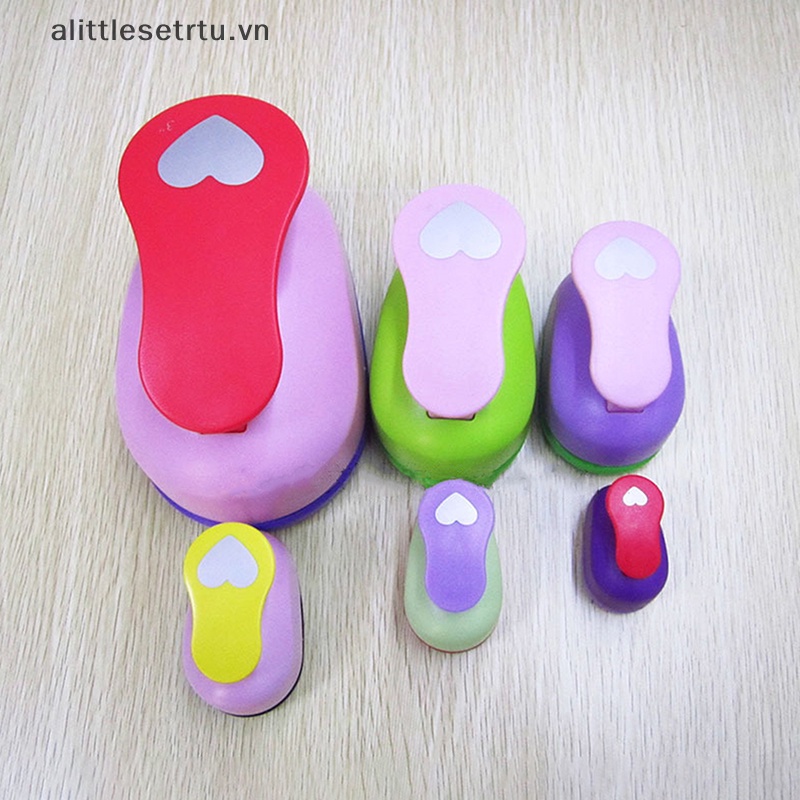 Alittlesetrtu Khuôn Cắt Giấy Thủ Công diy Hình Trái Tim Dễ Thương Làm Quà Tặng Tiện Lợi vn