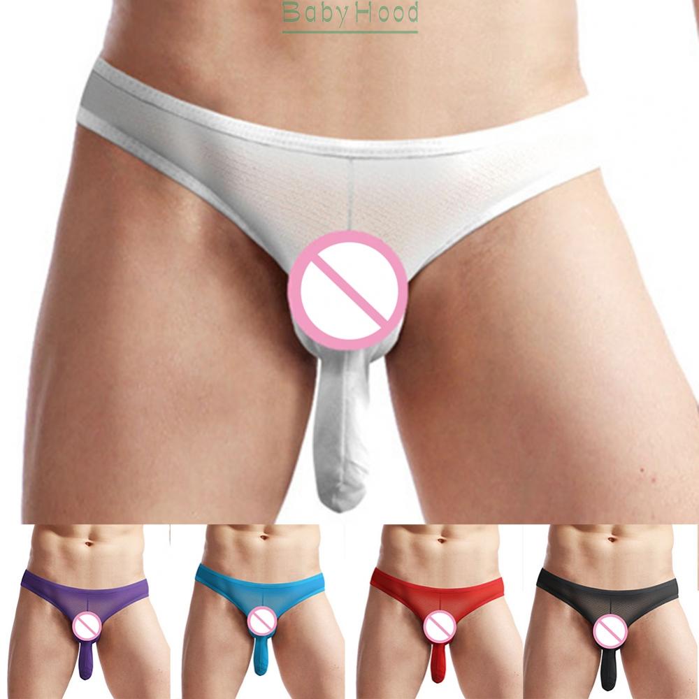 Underwear 1pc Casual Elephant Nose Pouch Mesh Nylon Pouch Panties Regular#BBHOOD