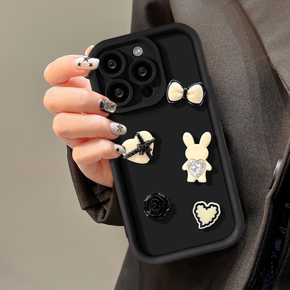 Ốp Điện Thoại Silicon Dẻo Hình Gấu 3d Cho iphone 11 12 13 14 15 pro max plus 11pro 13pro 6 6s 7 8 plus x xr xs max 15pro