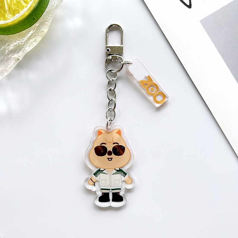 Móc Khóa Hình kpop straykids skz Zoo 5-star dome tour 2023 charms