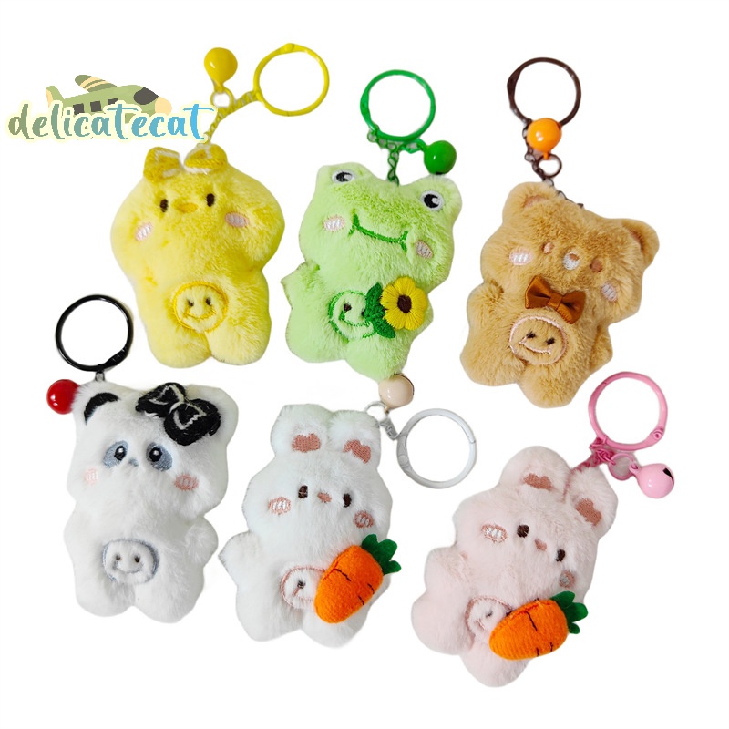 Móc Khóa Đồ chơi nhồi bông Hình Động Vật Dễ Thương
