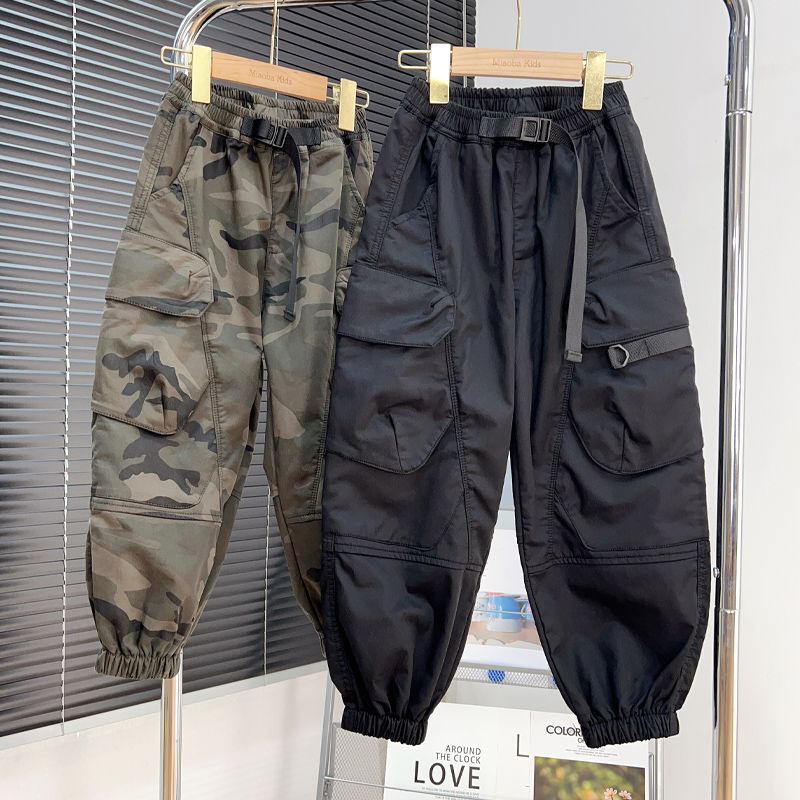 Quần Dài Họa Tiết Rằn Ri Thời Trang Mùa Thu 2023 Cho Bé Trai