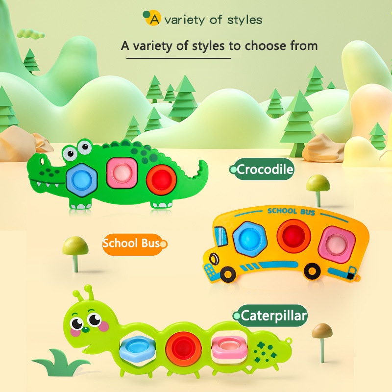 Set 3 Đồ Chơi Thổi Bong Bóng Gắn Ngón Tay Giúp Giảm Căng Thẳng